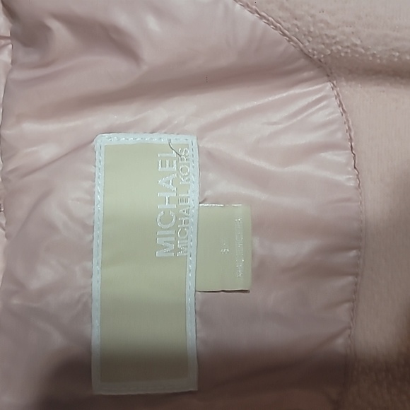 Michael Kors Puffer Jacket Coat Pink Size 6X Girls - Picture 8 of 10